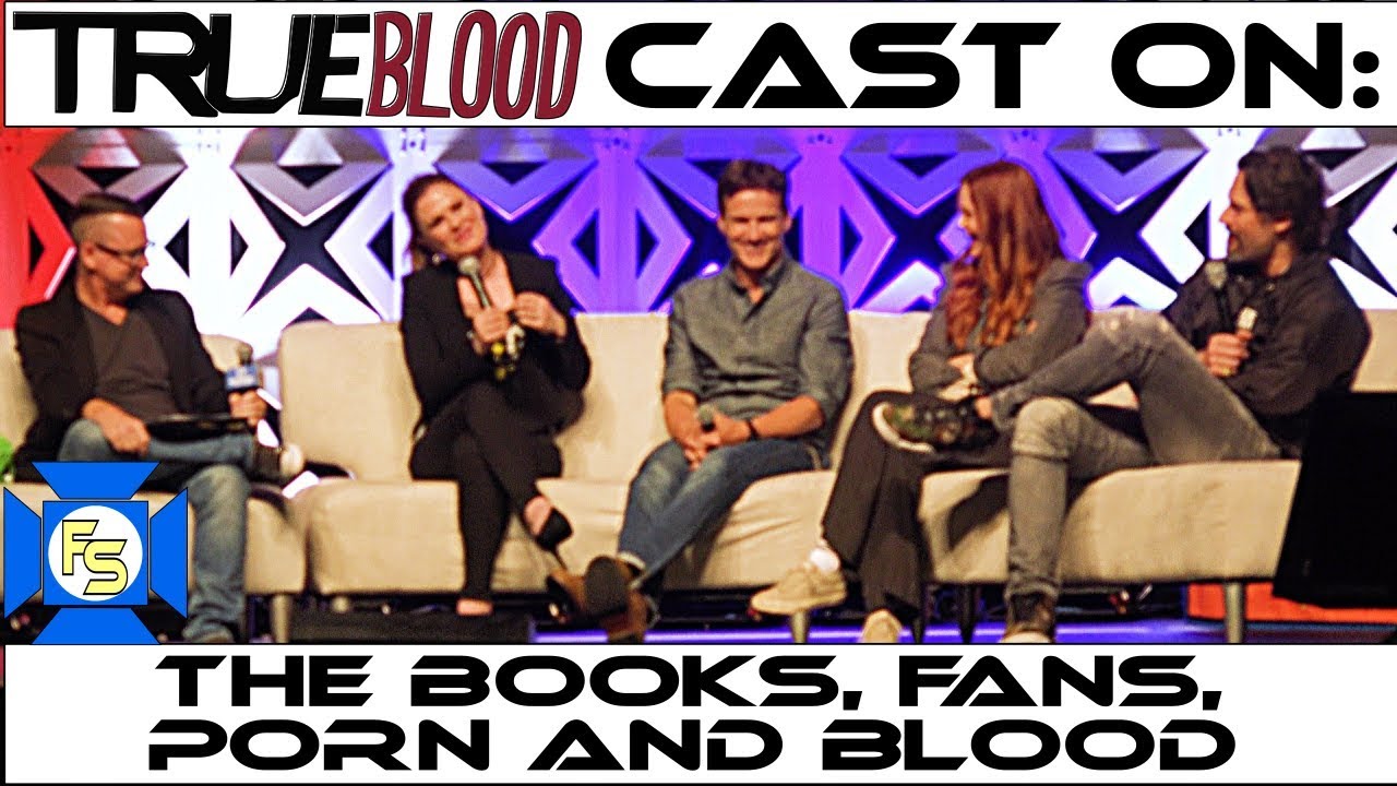 The TRUE BLOOD Cast on the Books, Fans, TRU Parody and Blood - Panel 2018 2/4