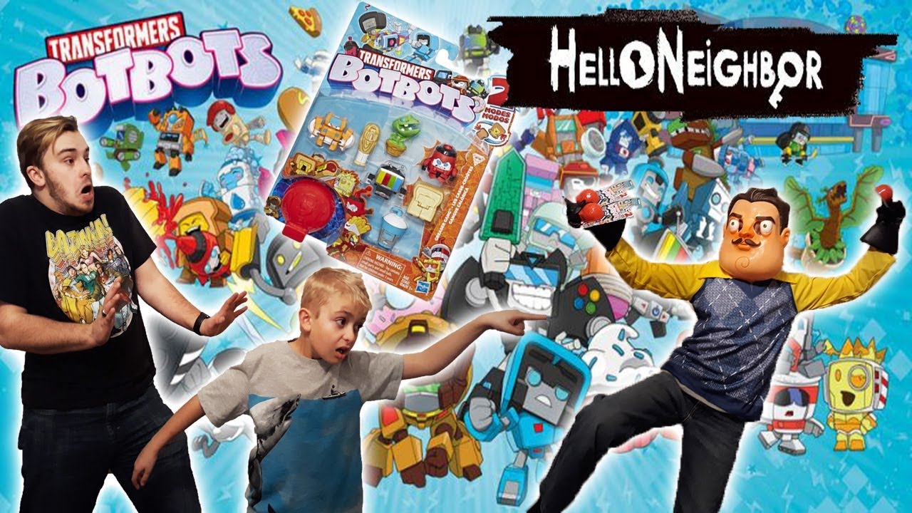 Hello Neighbor Kid Steals Our Transformers Botbots Blind Packs!