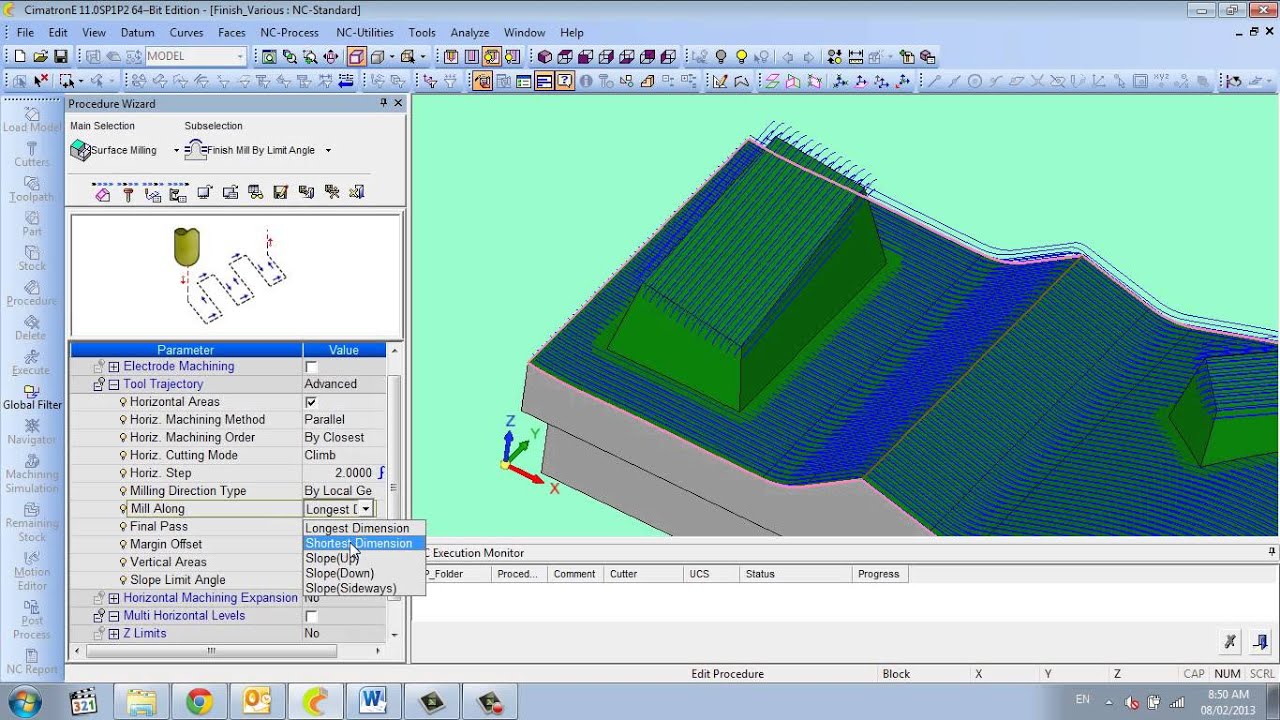new CAM functions by CIMATRON E11