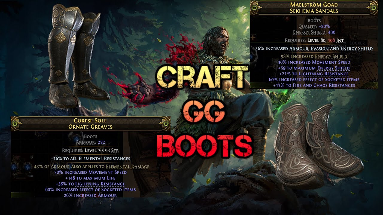 How To Craft GG Boots in PoE 2