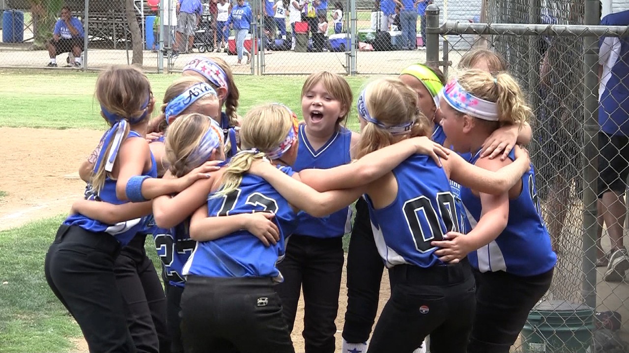 Thousand Oaks Girls Softball 8U Gold All-Stars vs. Newbury Park - 7-21-2013