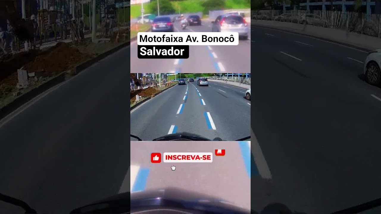 motofaixa avenida Bonoc&ocirc; Salvador #hondaelite125 #liberty3pro #hondaelite2025 #gopro #motociclismo
