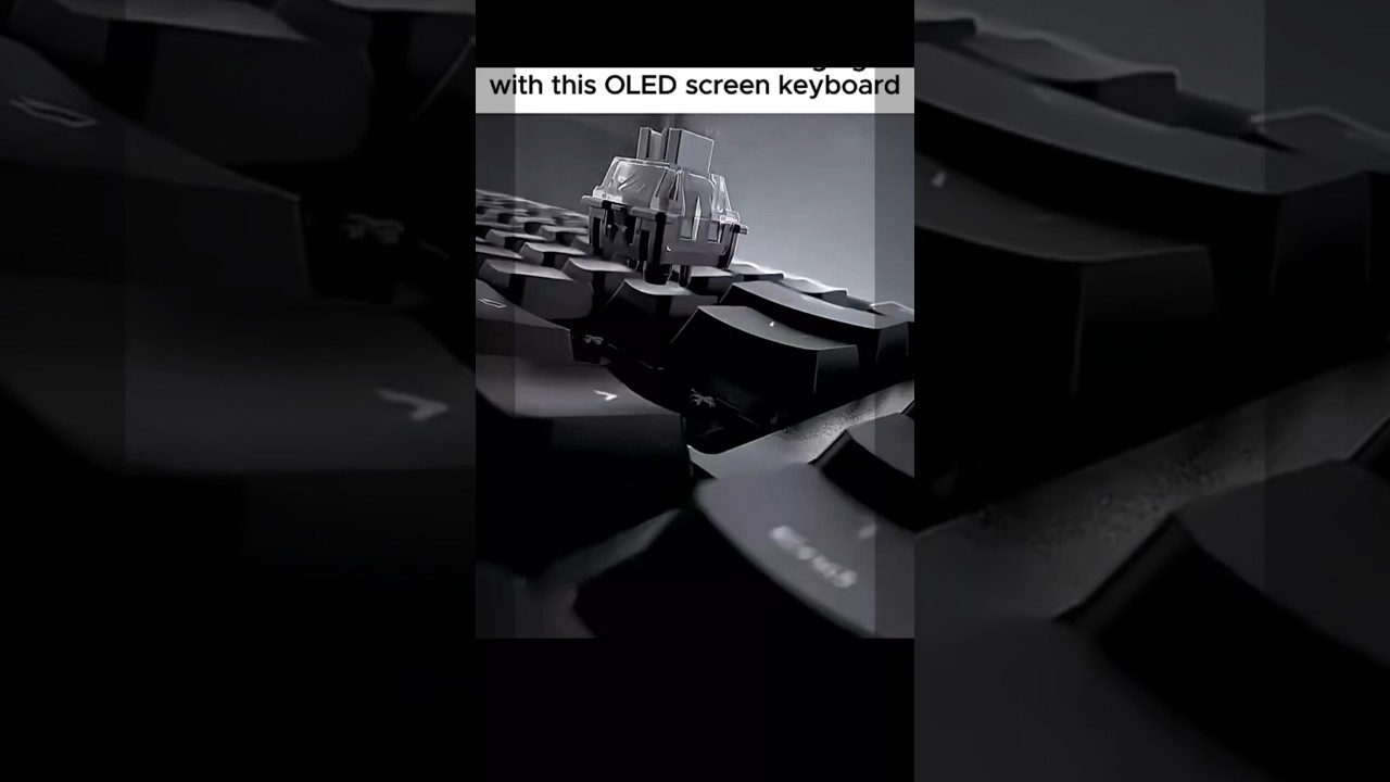 rog is aura farming with oled screen in rog keyboard