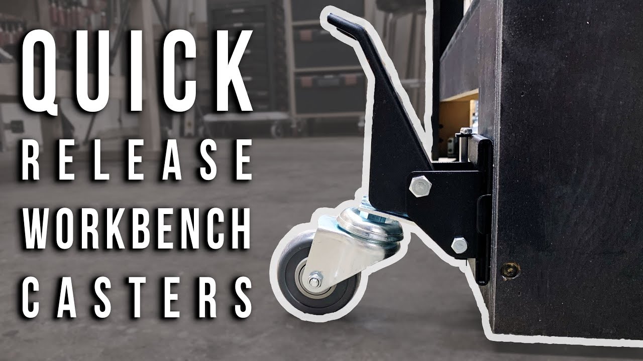 Quick-Release Workbench Casters | DIY 