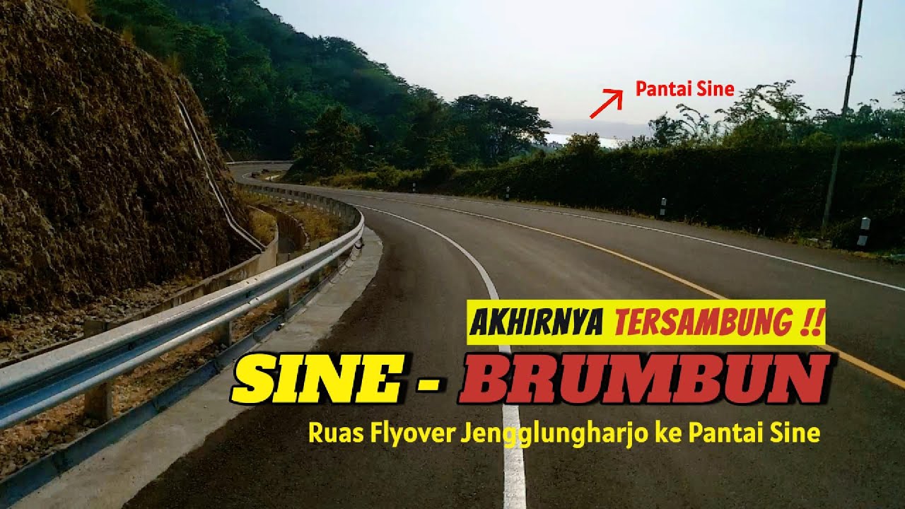 Akhirnya Tersambung! Ruas Flyover Jengglung hingga Pantai Sine Sudah Tersambung, Pemandangan Indah