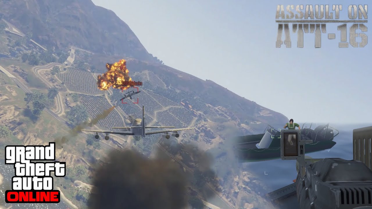Assault on ATT-16 Gameplay | GTA Online | 60 FPS