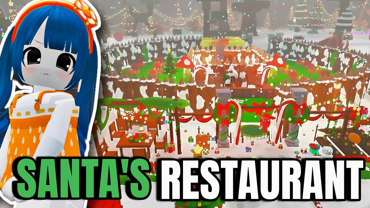 I Built SANTA'S RESTAURANT BASE in 99 Nights in the Forest New Christmas Update (Roblox)