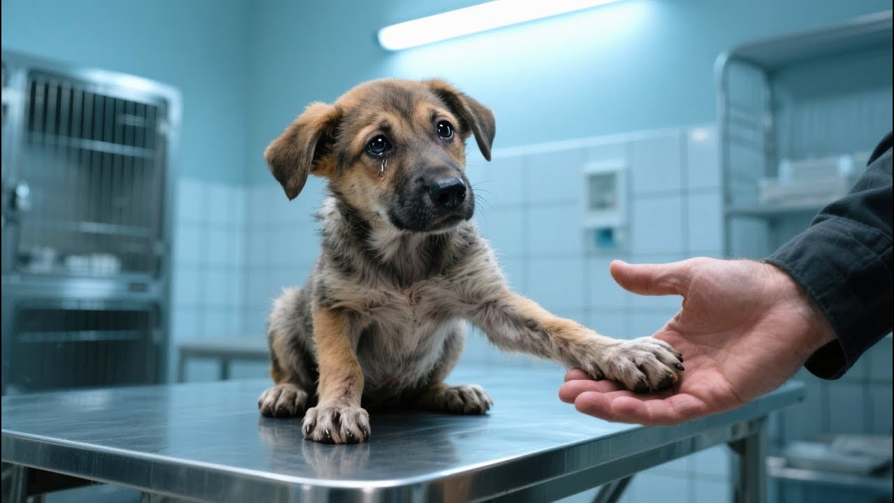 Štěně Prosí Veterináře, Aby Ho Neuspal — Veterinář Se Rozpláče, Když Zjistí Proč!