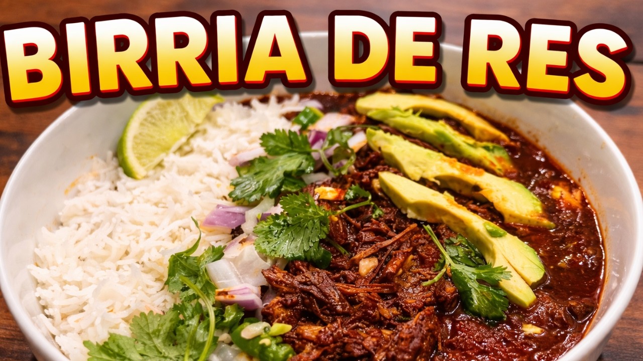 Birria de Res (Mexican Beef Stew) | Deep, Rich Consomé & Fall-Apart Beef