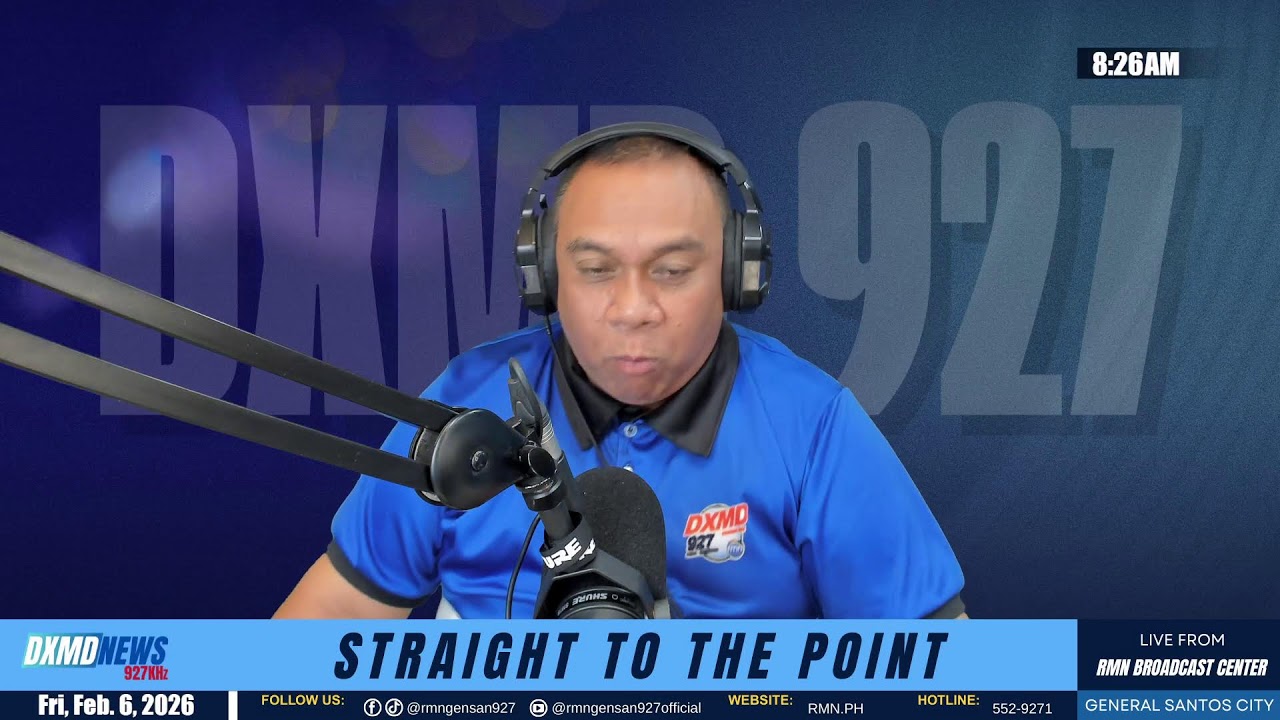 STRAIGHT TO THE POINT - 02/06/2026 – 6:30 A.M - 8:30 A.M. Anchor: Emir Bariquit