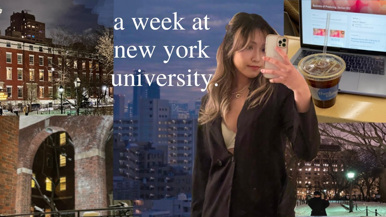 NYU VLOG: зима в Нью-Йорке + первая неделя в колледже
