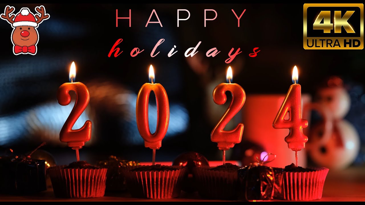 Levande ljus Julst&auml;mning 2024 - Avkopplande Jazz musik Bakgrund - 3h 4k 🎅