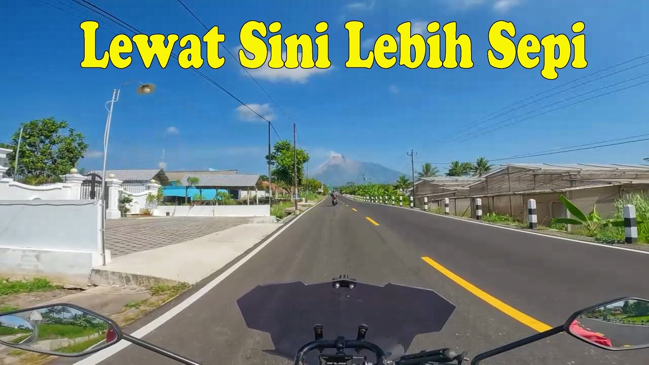 Jalur Alternatif ke Obyek Wisata Batu Alien dan Bunker Kaliadem, Puncak Merapi Terlihat‼️‼️