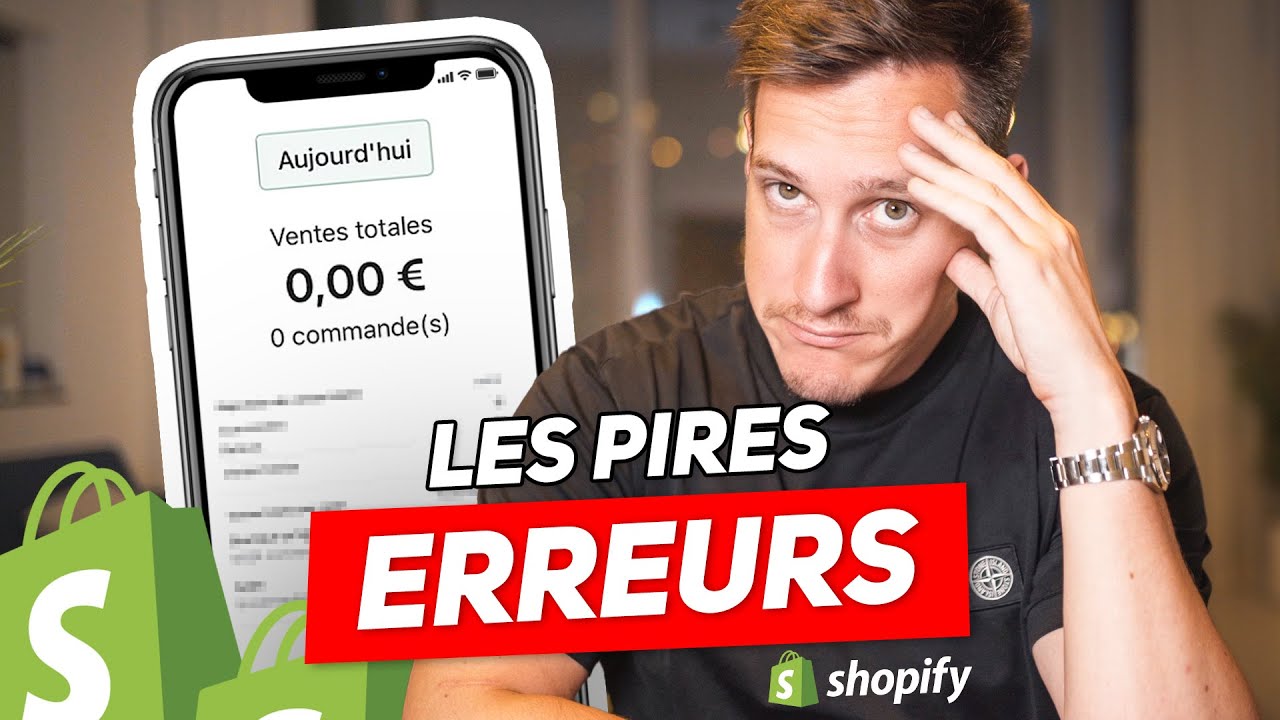 10 Erreurs à Éviter en Dropshipping (Shopify)