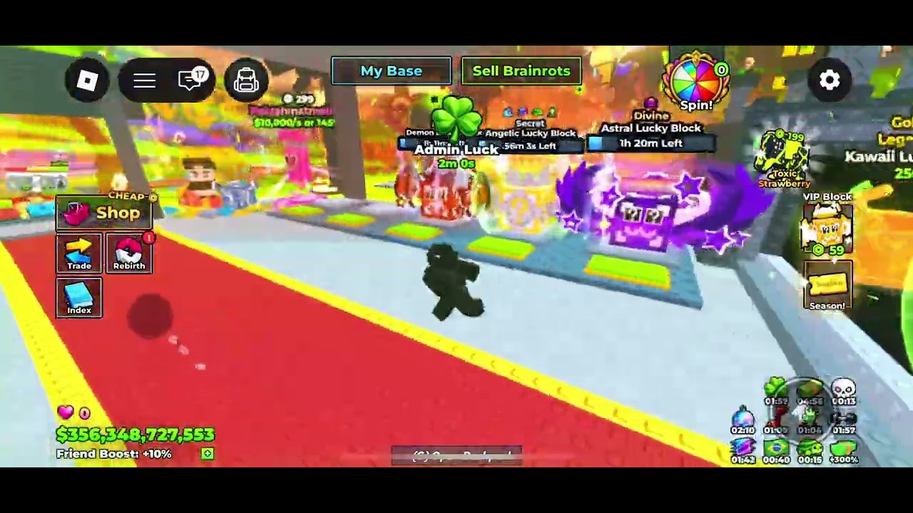 Playing trade a brain rot admin abuse 