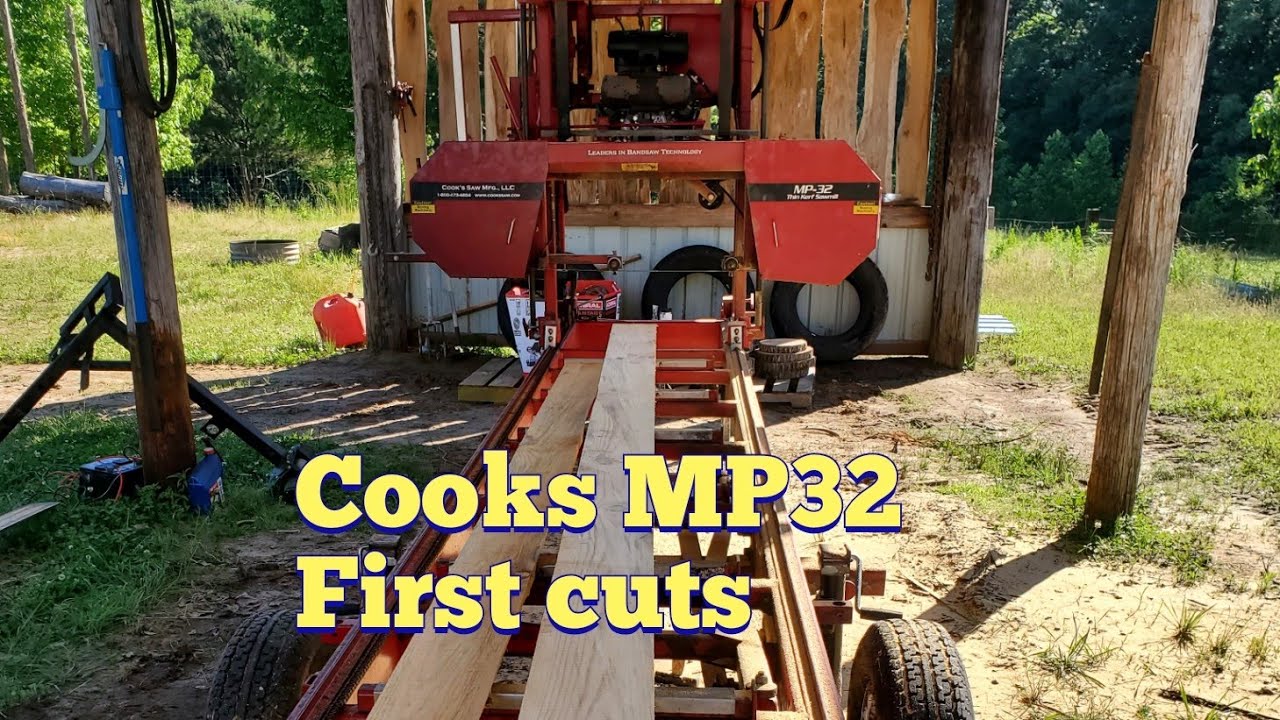 First time running the Cooks MP32 sawmill