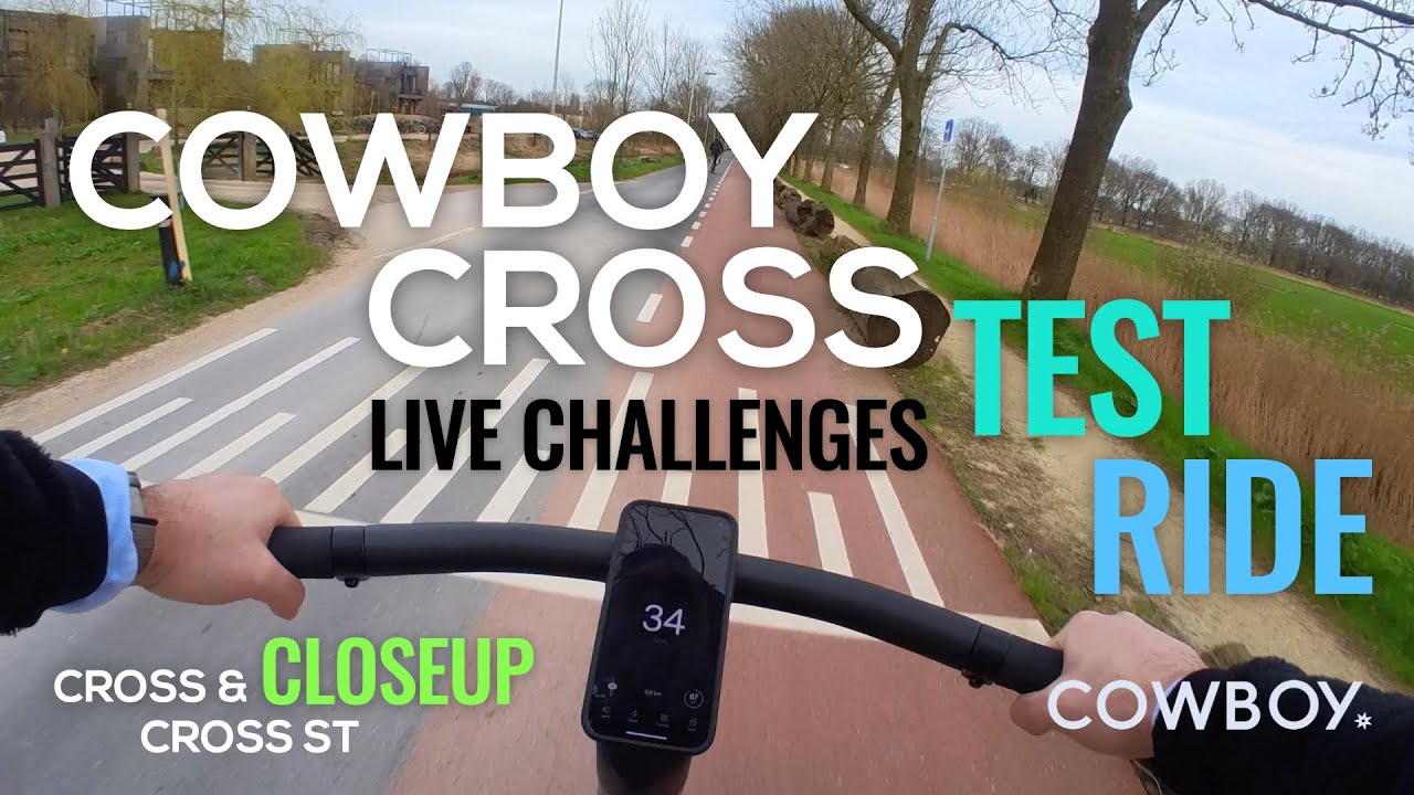 Cowboy Cross & Cross ST - Closeup, Test Ride and Live Challenges