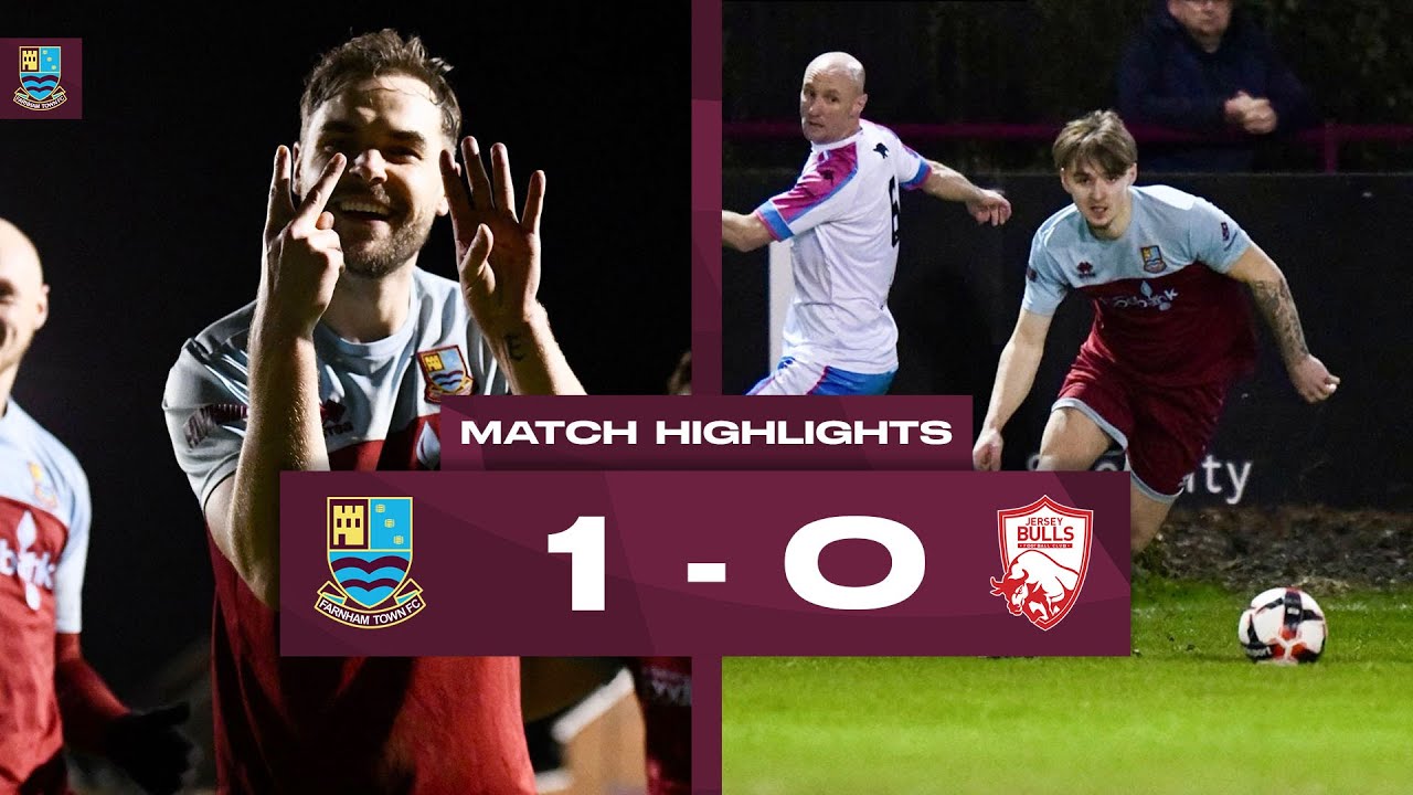 TWO RED CARDS & LAST MINUTE WINNER! | Farnham Town vs Jersey Bulls | Full Match Highlights