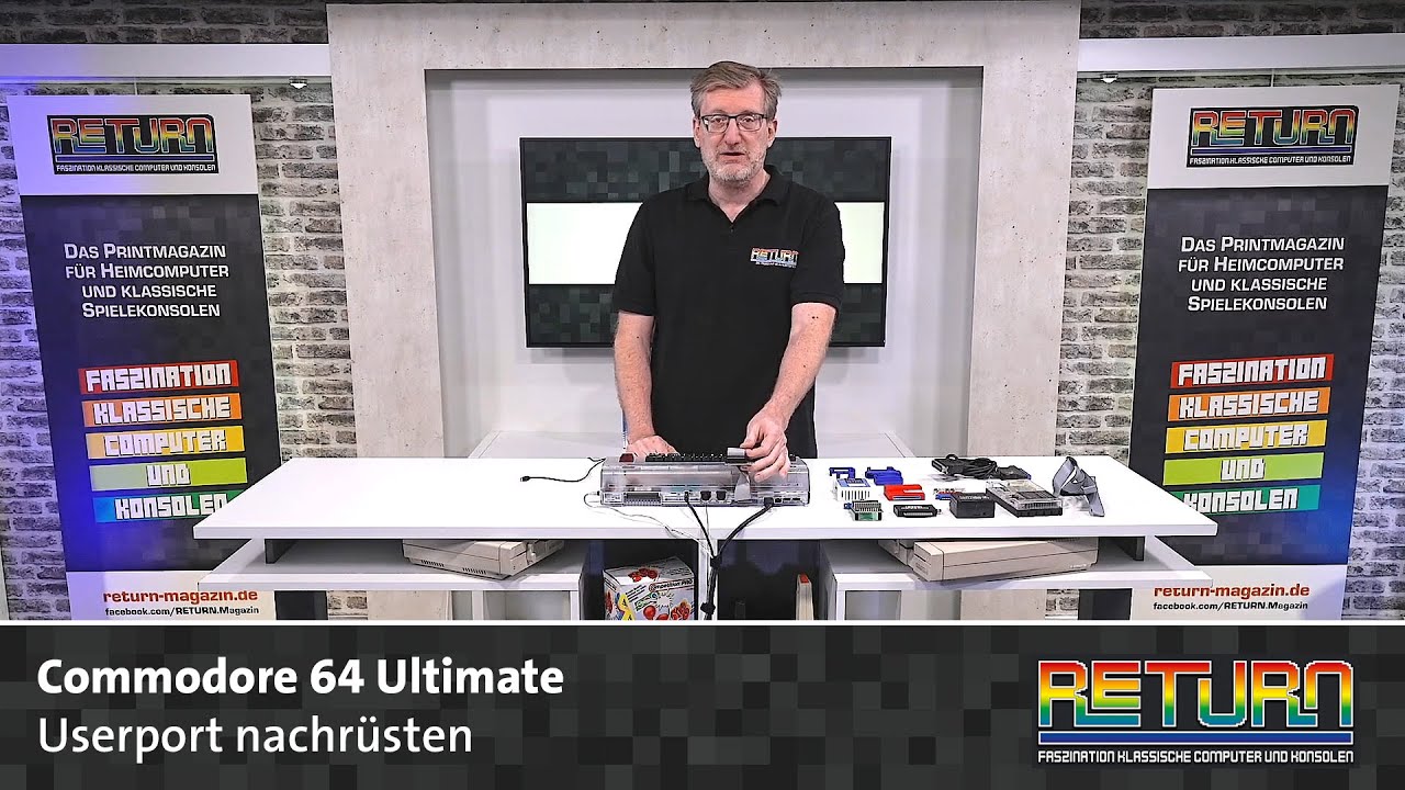 Userport nachrüsten am Commodore 64 Ultimate