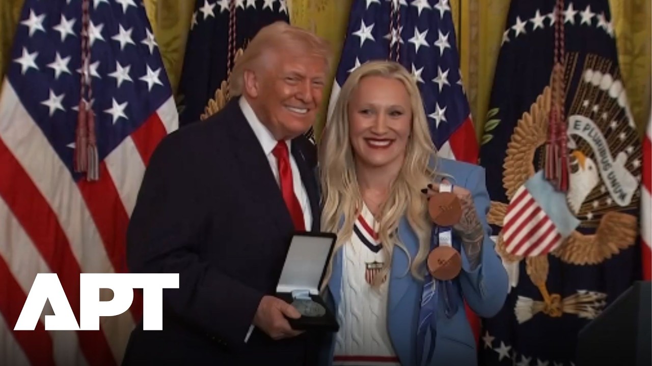 «Защита прав биологических женщин в спорте» — Трамп получил медаль Ордена Иккоса | APT