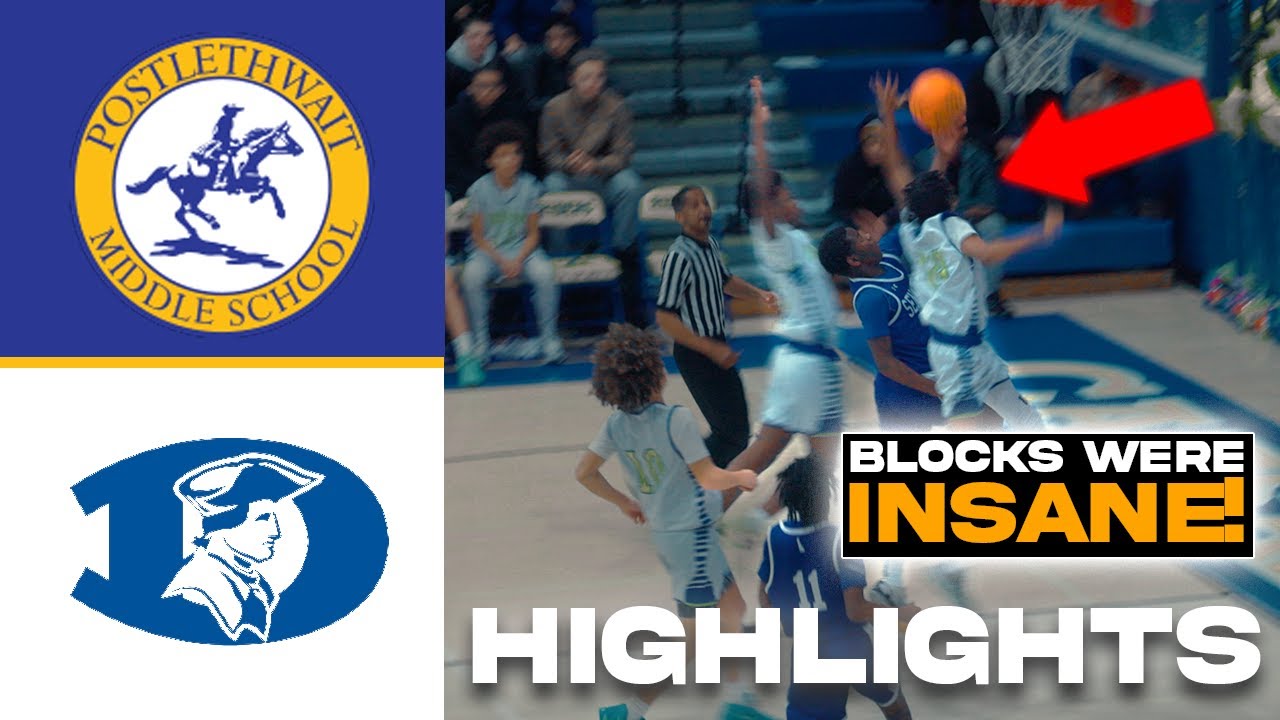 UNDEFEATED Battle of the SOUTH: Dover MS Vs Postlethwait MS | A Clash of ENERGY & GRIT! (1/22/25)