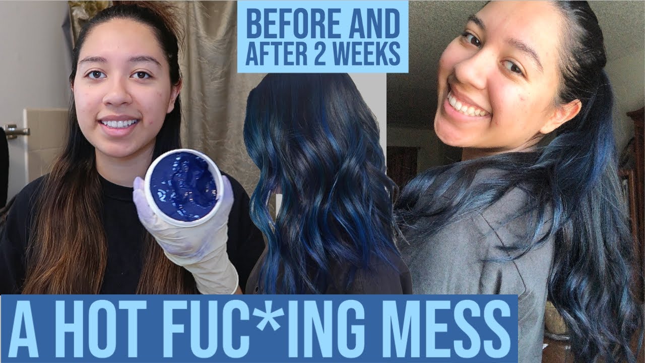 i died. my hair w blue for brown hair overtone!