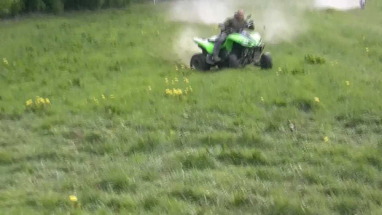 Kawasaki KFX 700 Drift  Wheely  Drifting