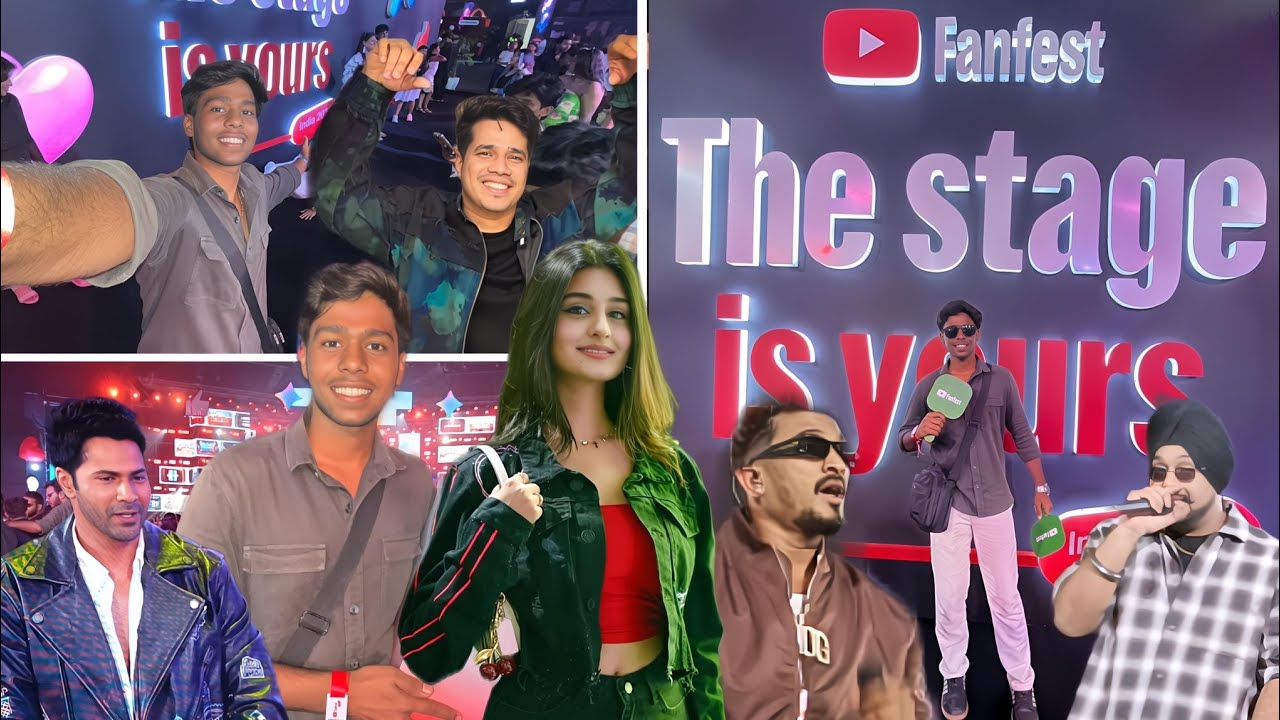 Youtube Fanfest 2025 | Mumbai Youtube Fanfest Event 2025 | Full Vlog | Dome NSCI | Youtubers Meet 