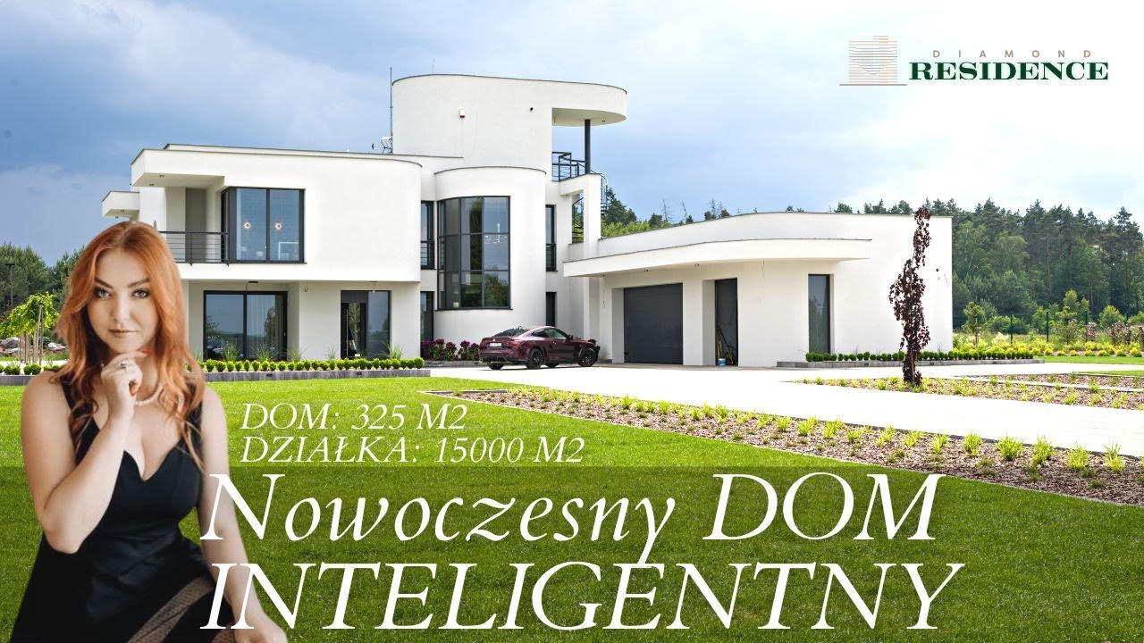 Nowoczesny DOM INTELIGENTNY z basenem | 325 m²