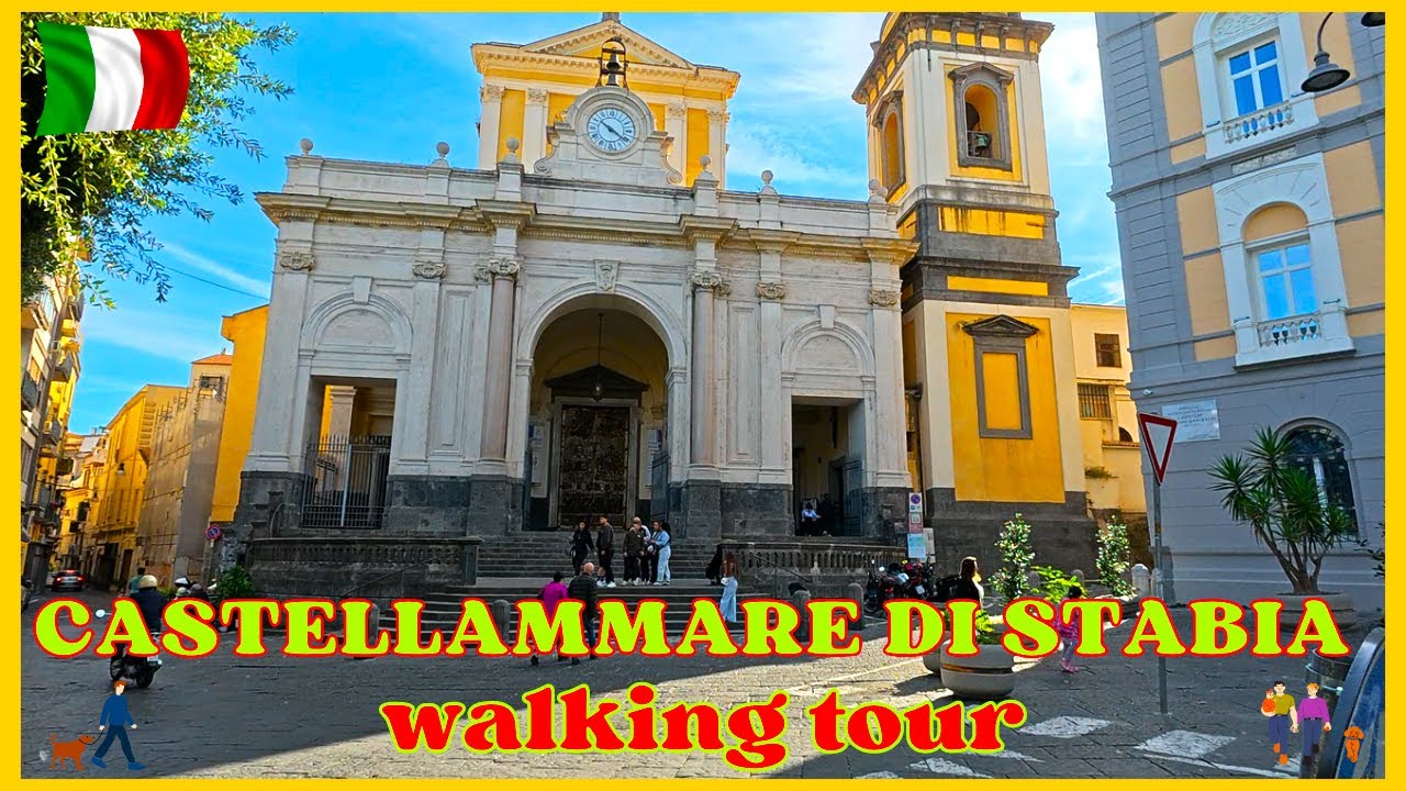 ✨️ Castellammare di Stabia ,  Italy  2025 ✨️ 🇮🇹  [ 4K  ]    Walking Tour    #italy   #walkingtours