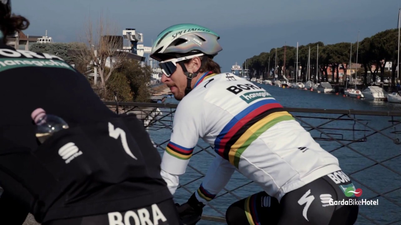 Peter Sagan Riding at the Garda Bike Hotel