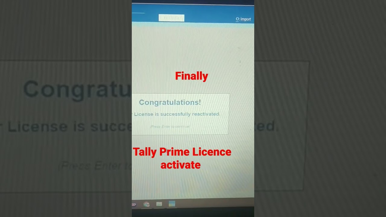 Tally Prime License Activate | #tallyprime #tally #tss