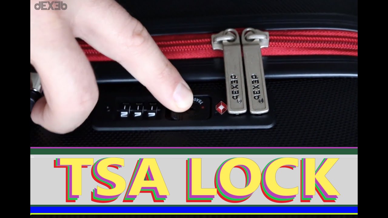 Come impostare la password TSA di trolley e valigie 👍  Vai al minuto 2