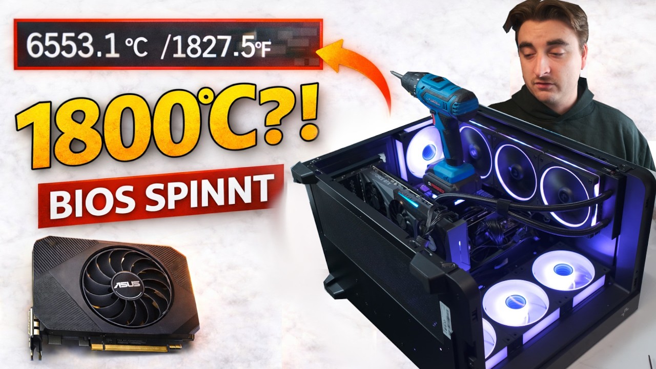 BIOS zeigt 1800°C?! – Und meine RTX 3060 dreht komplett durch...| PCBuildingVlog