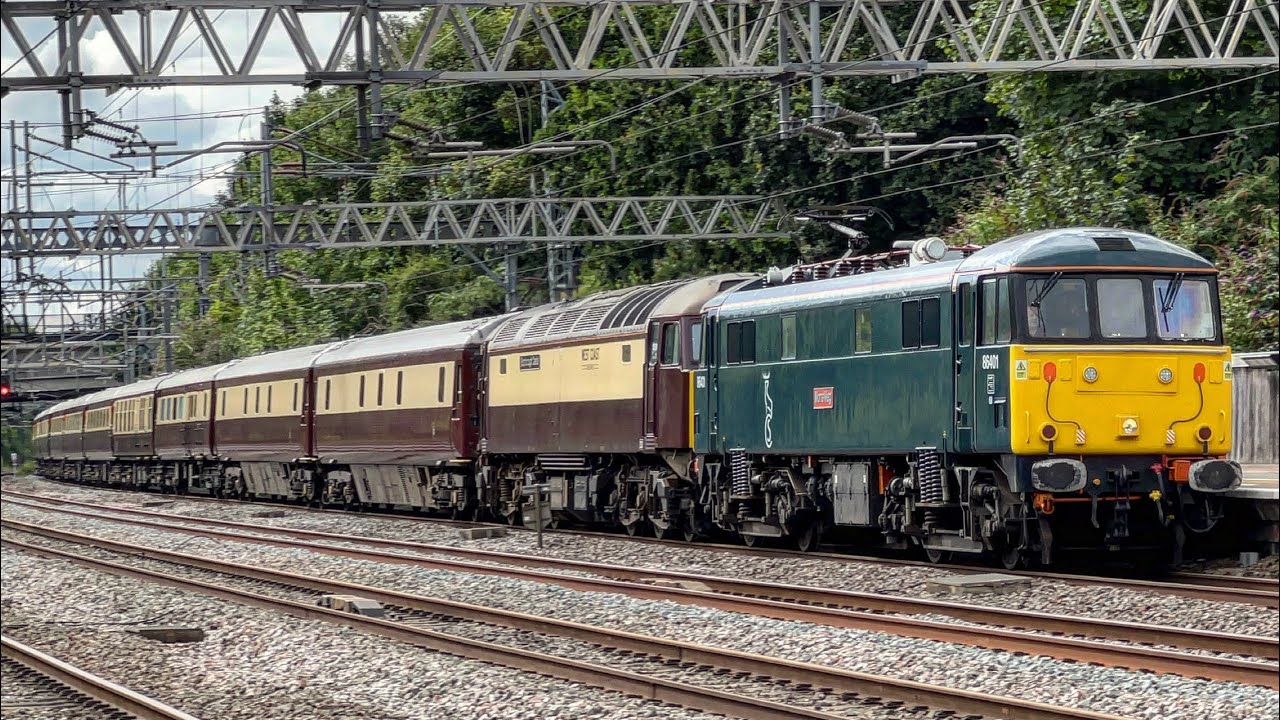 Trains at Tamworth, WCML & XC Route, 26/07/2024