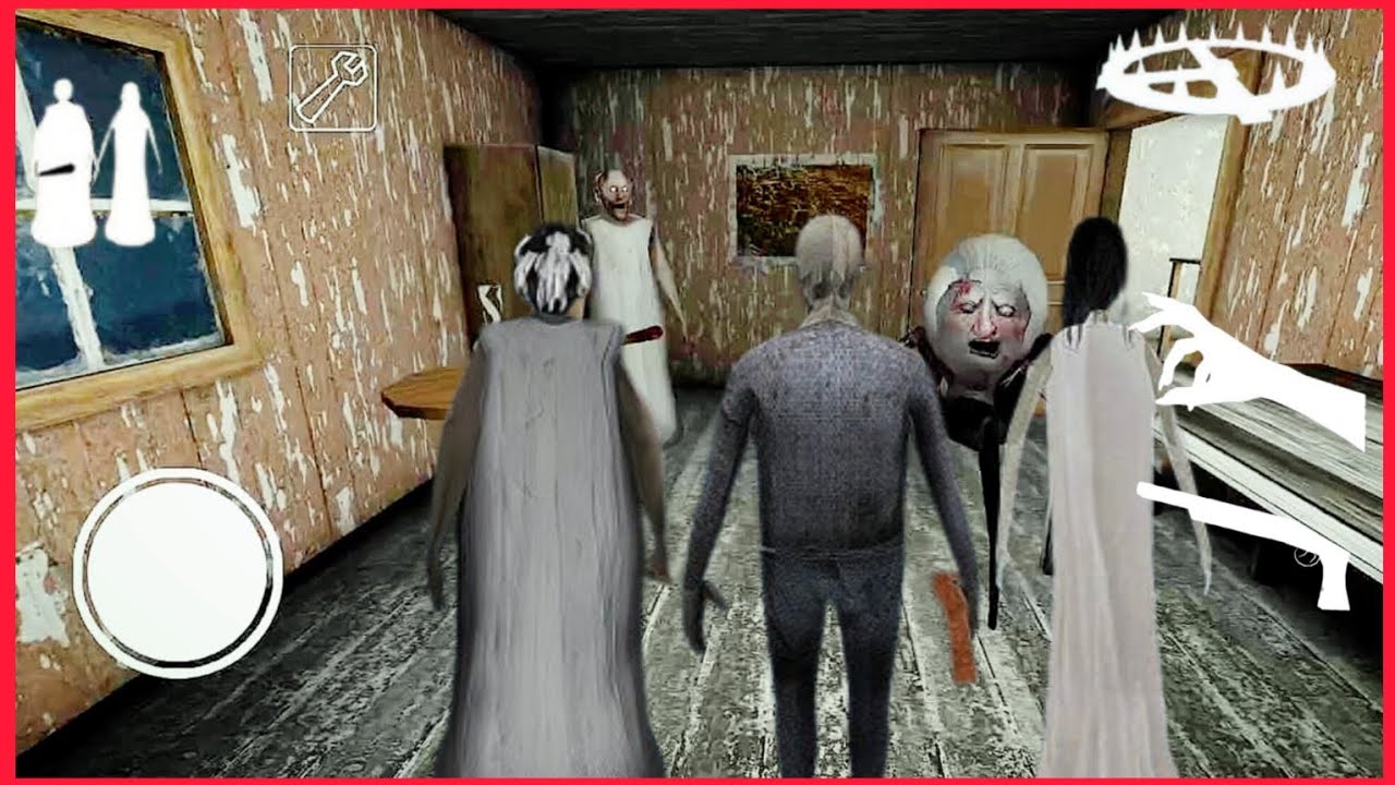 PLAYING AS GRANNY, SELENDRINA AND GRANDPP IN GRANNY CHAPTER 1 GAMEPLAY ESCAPE IN DOOR 