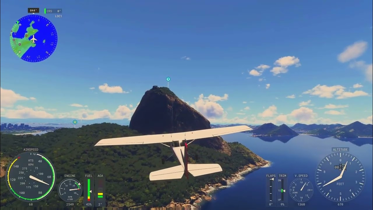 MS Flight 2024 PS5 - Rio de Janeiro - Die schönsten Orte der Welt