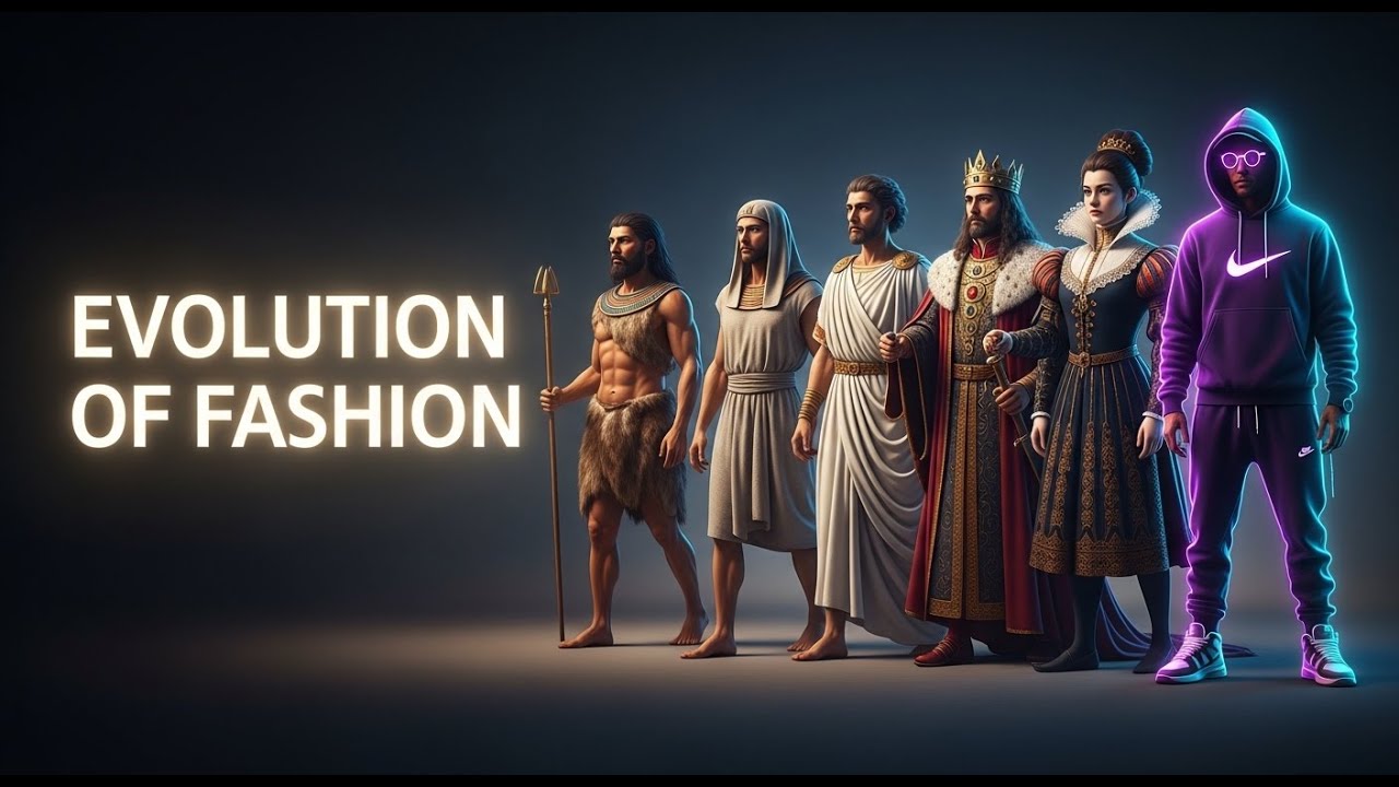 The History of Fashion in 3 Minutes | From Ancient to Modern