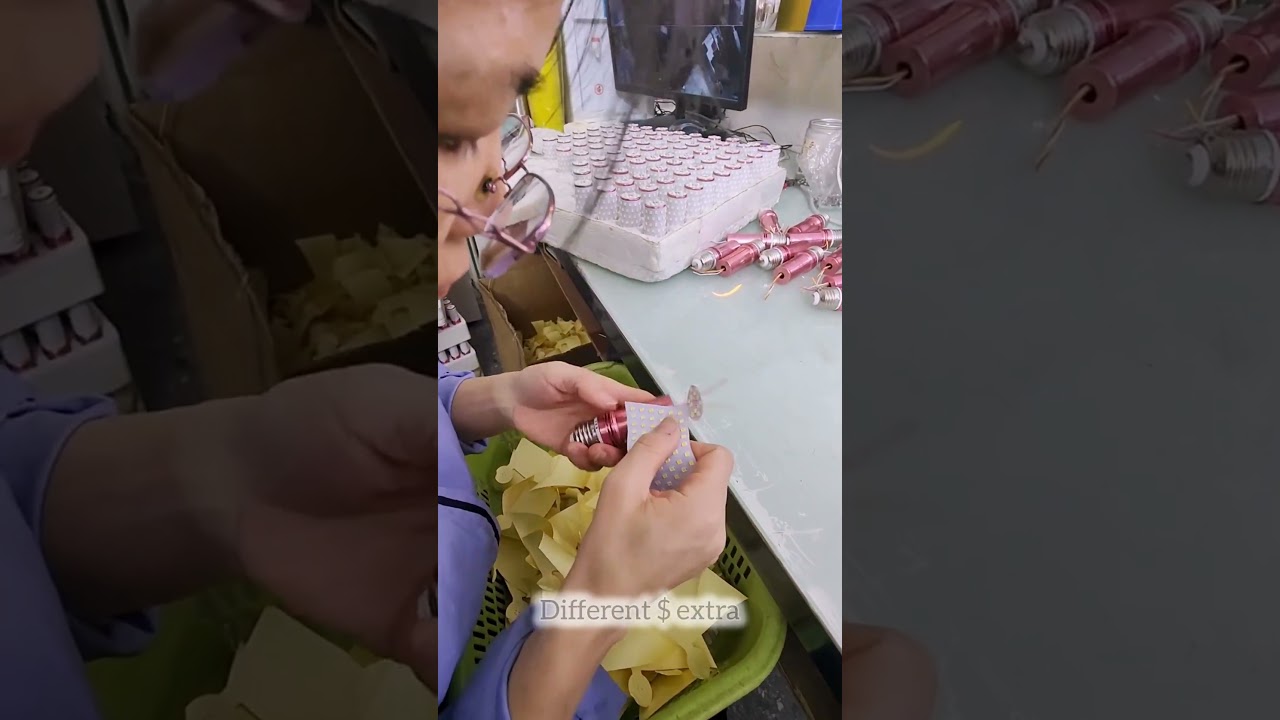 Сверхъяркая трехцветная светодиодная лампа-кукуруза с регулировкой яркости, Bald Qiang, 16 Вт, 20...