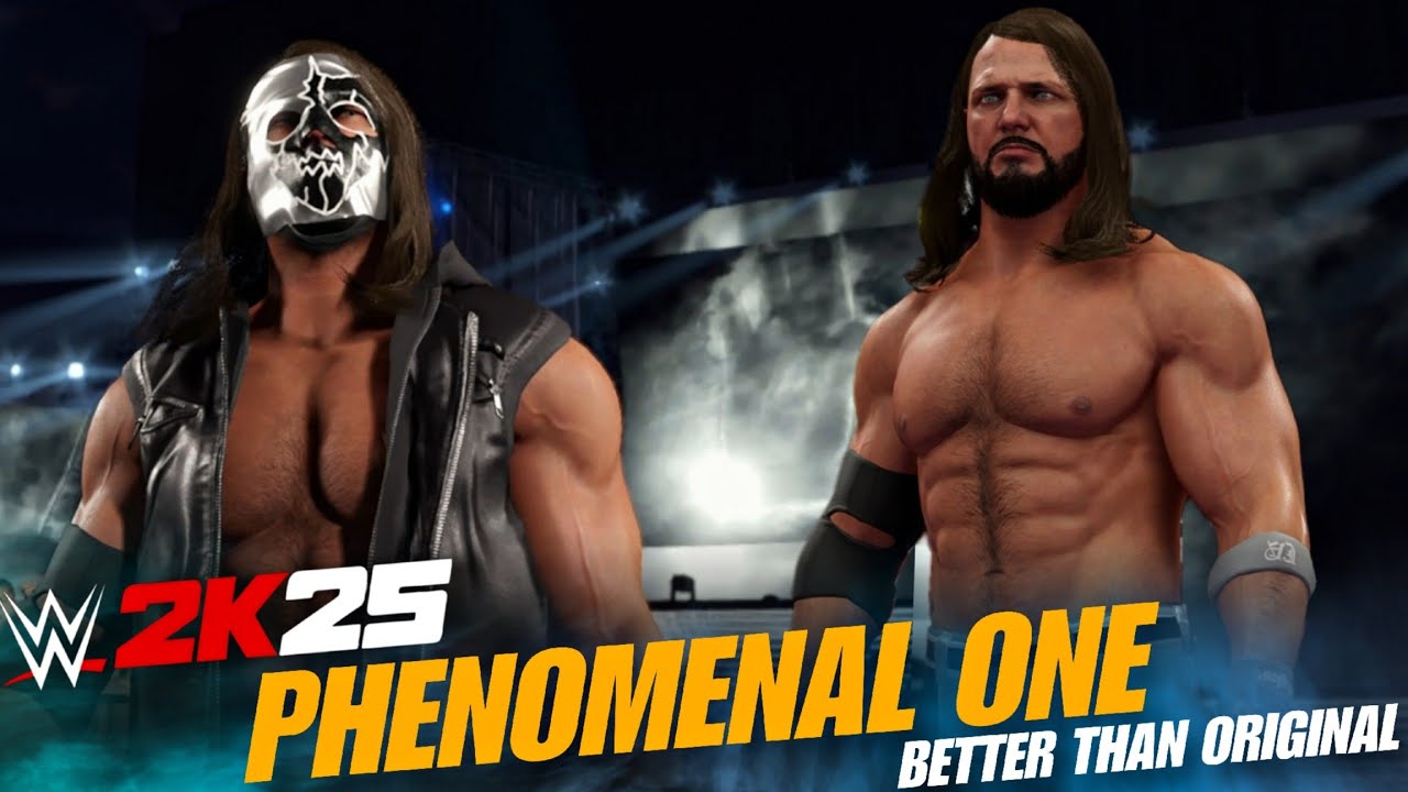 WWE2K25 Выход Эй Джей Стайлза '25 с ФЕНОМЕНАЛЬНОЙ темой | Творчество сообщества WWE 2K25 + Модифи...
