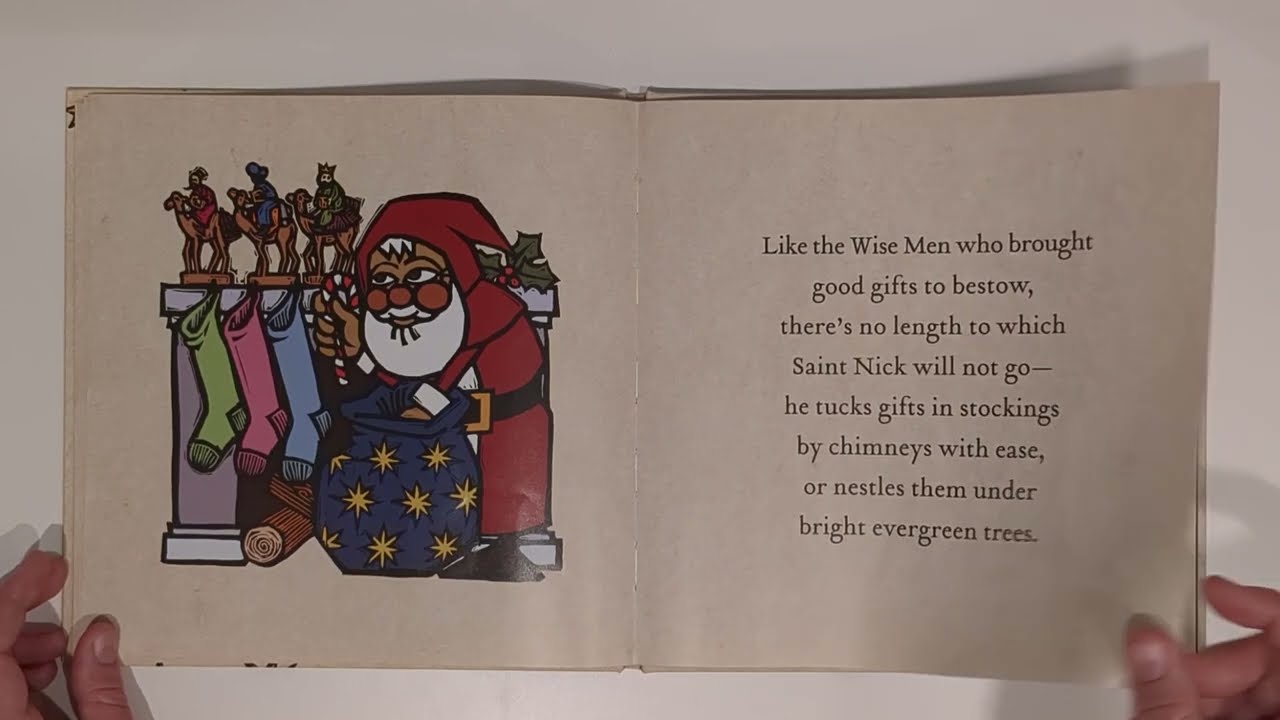 Saint Nicholas the Giftgiver Christmas Book