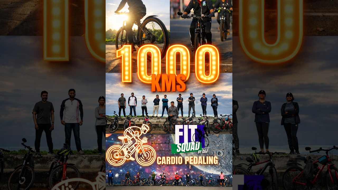 Journey of 1021 kms | FIT SQUAD Cardio Pedaling | Ultimate Fitness Cycling Community