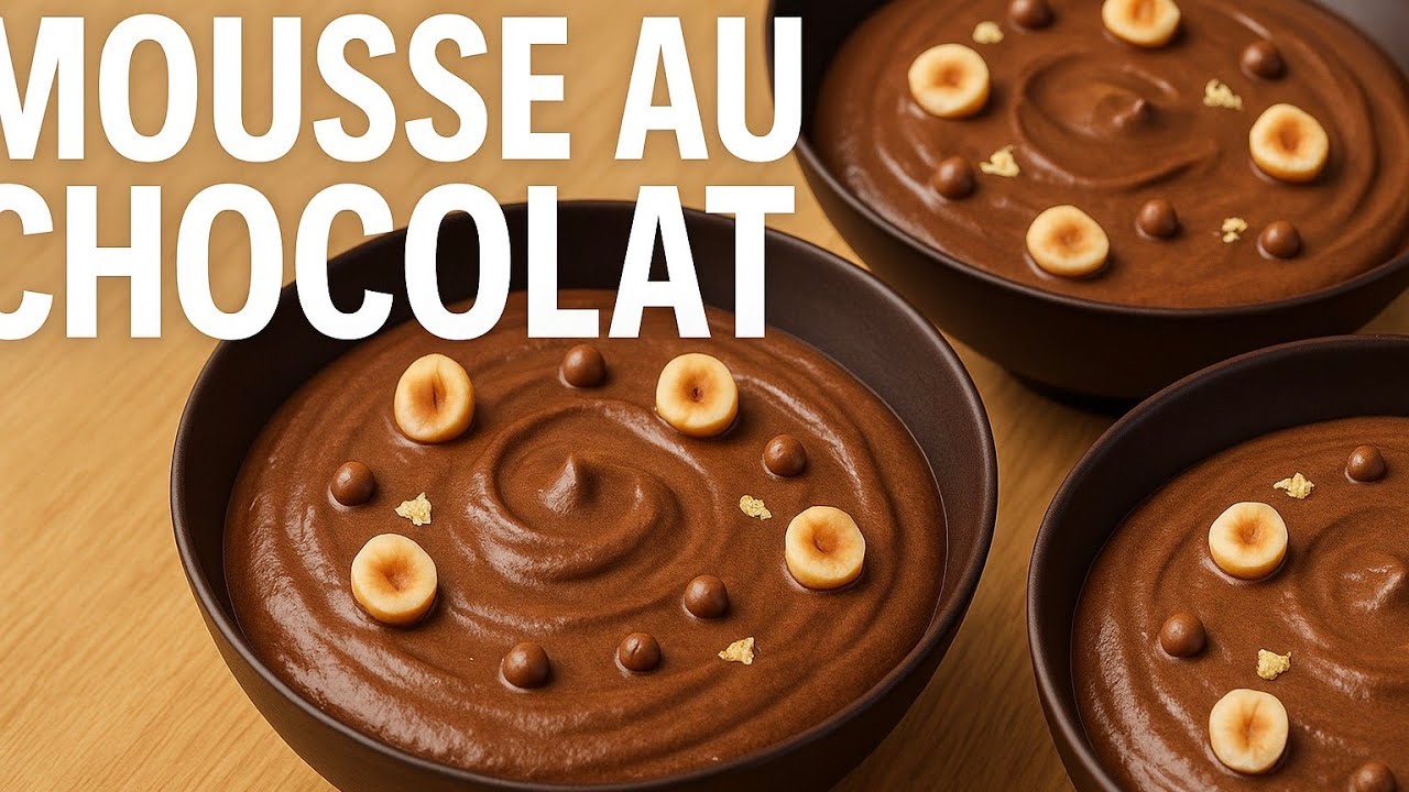 Mousse au chocolat de Christophe Michalak