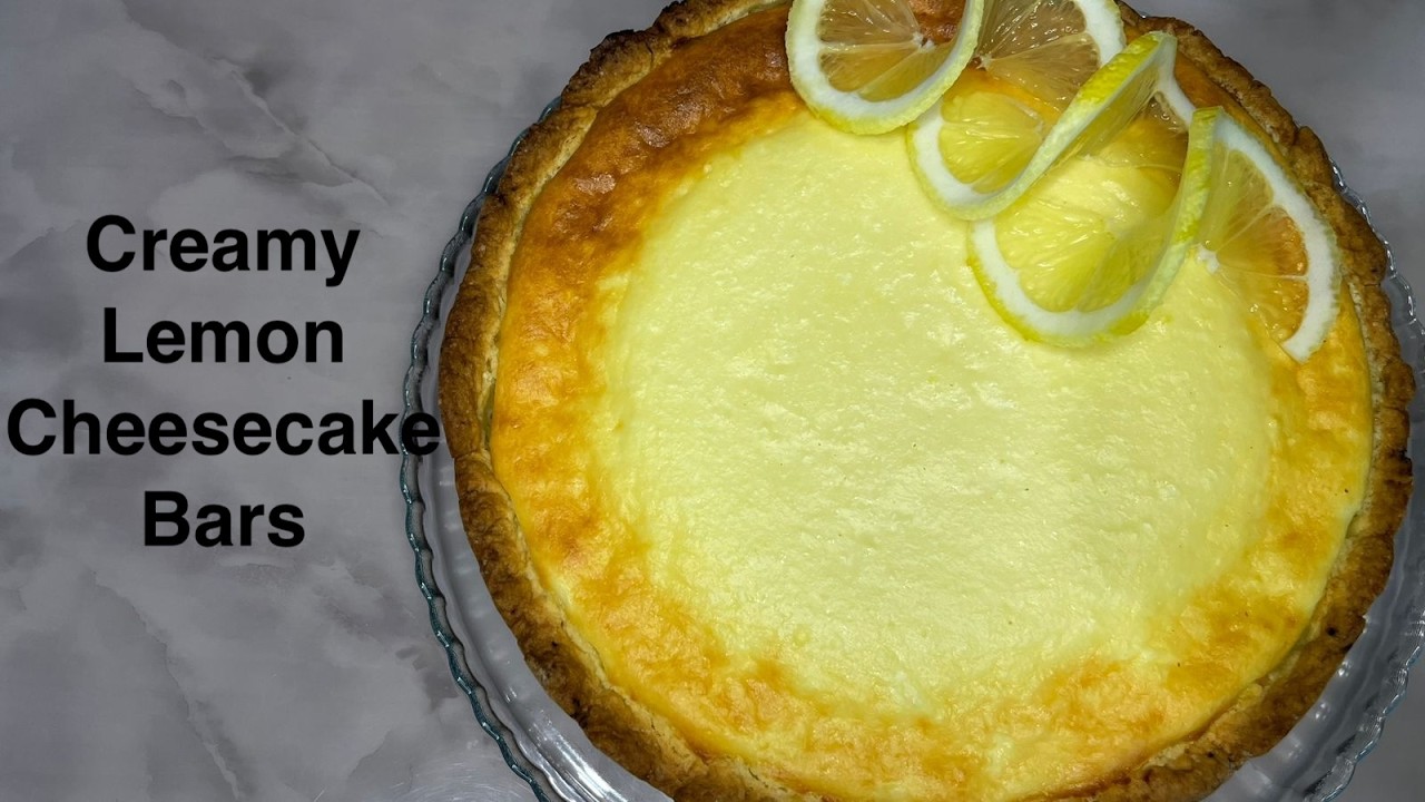 Ultra Creamy Lemon Cheesecake