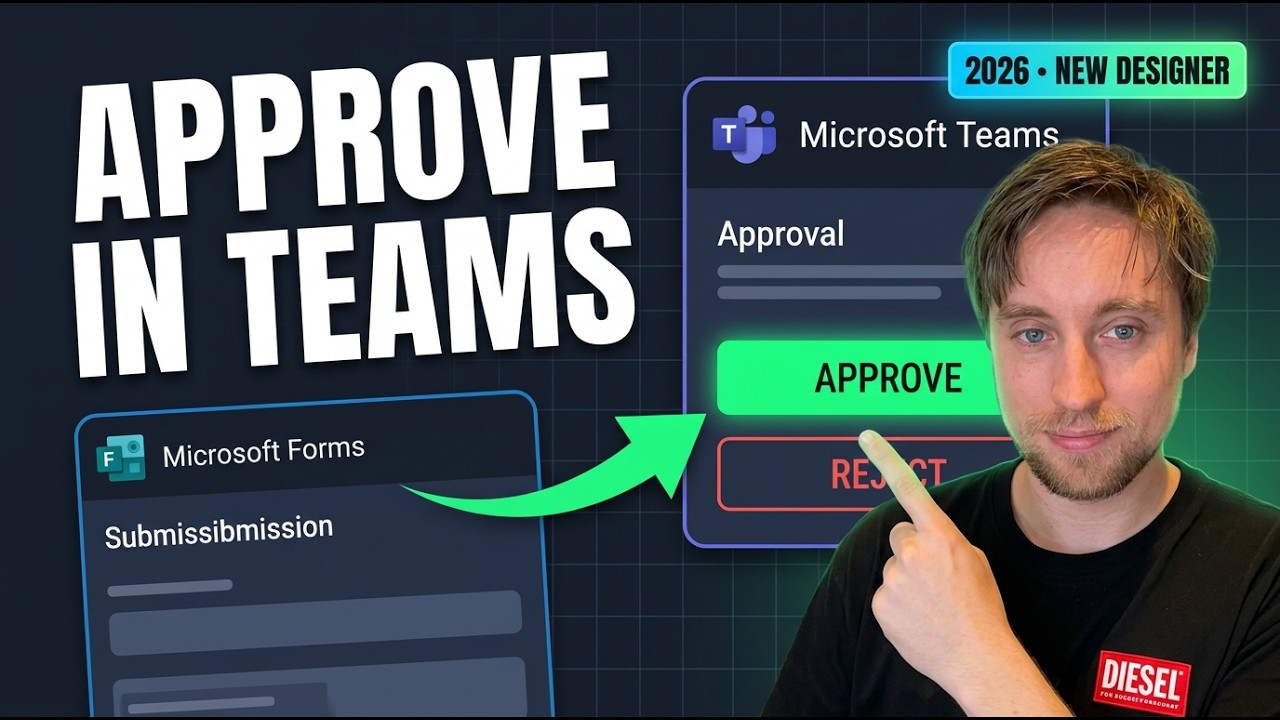 Power Automate Approvals in Microsoft Teams (2026 NEW Designer Tutorial)