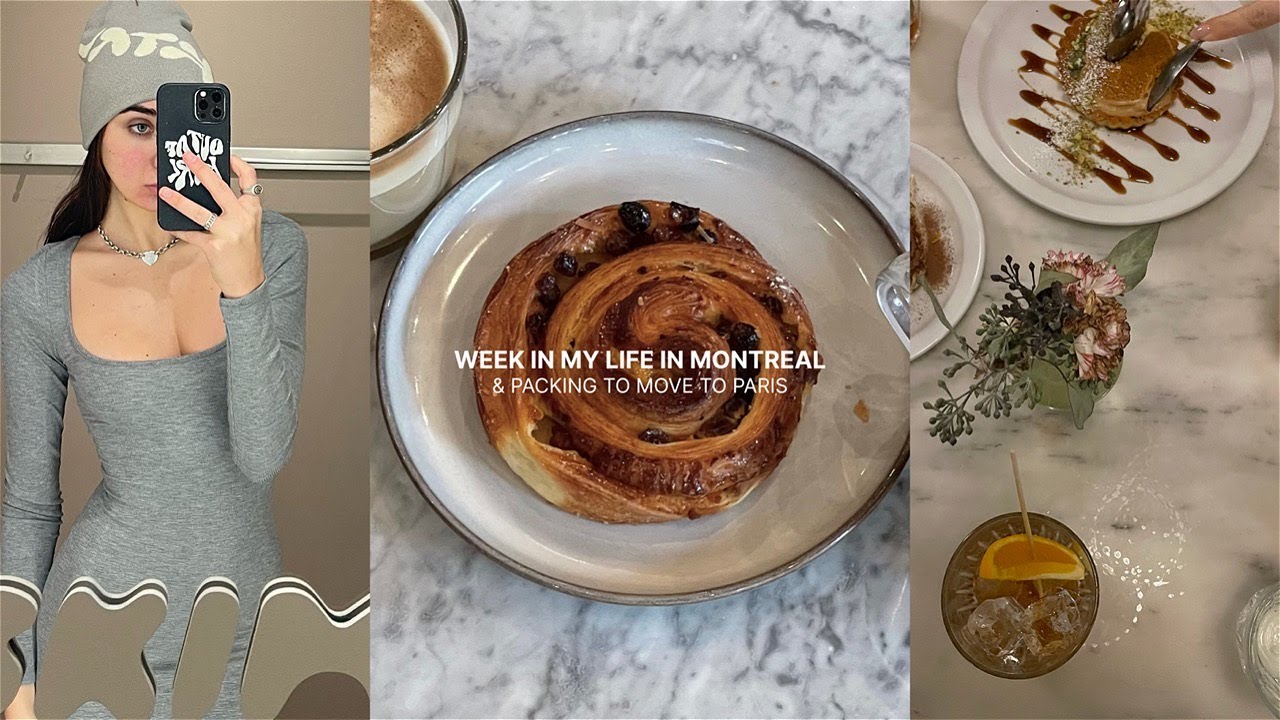 A week in Montreal before moving to Paris to study architecture (friends, food, coffee, work, etc)