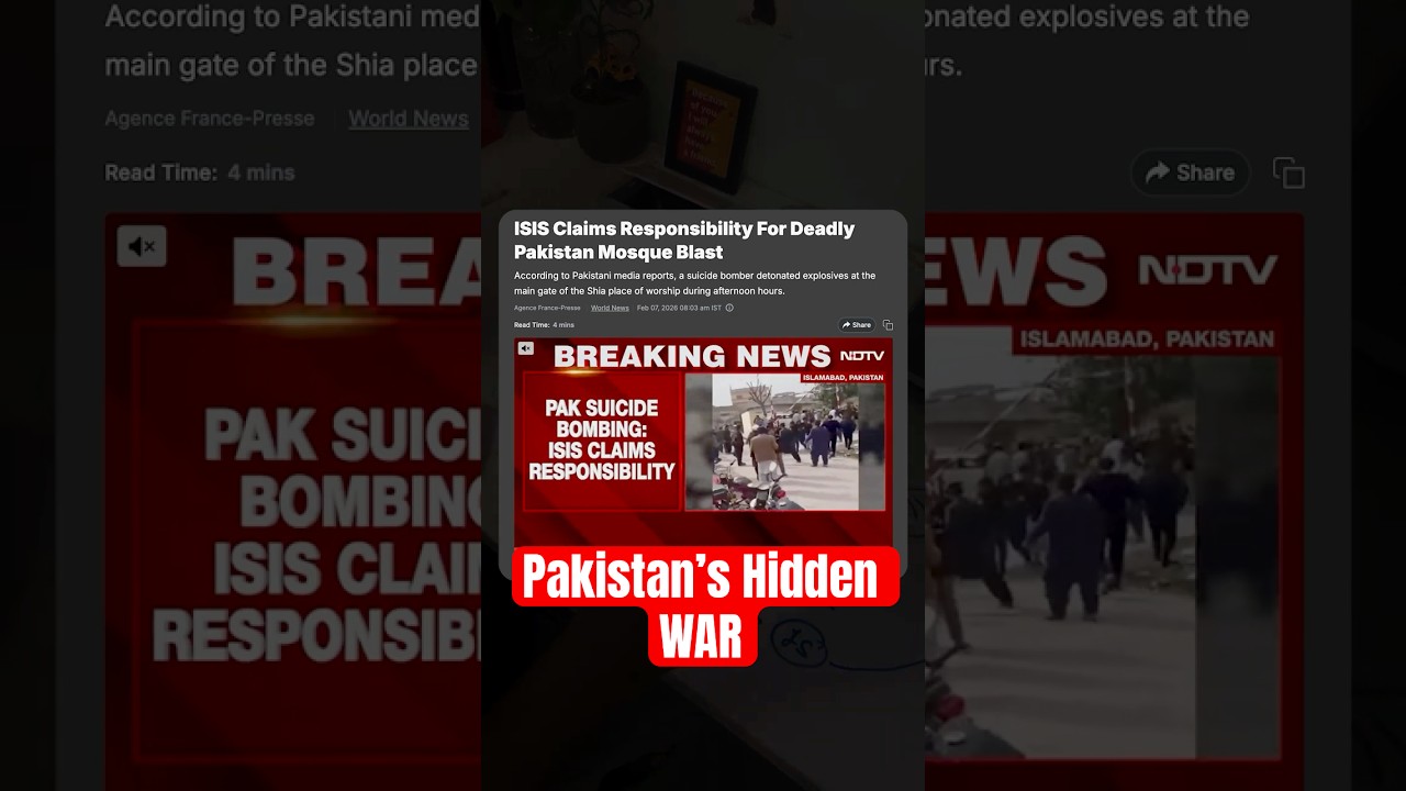 Why ISLAMIC STATE in Pakistan Is a Security Threat to India?Islamabad Mosque Attack