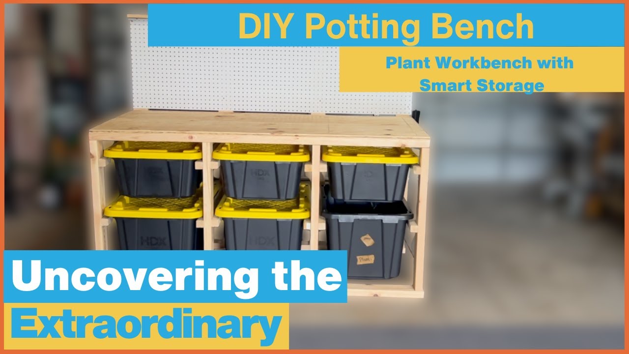 DIY Potting Bench: Build Your Dream Plant Workbench with Smart Storage!