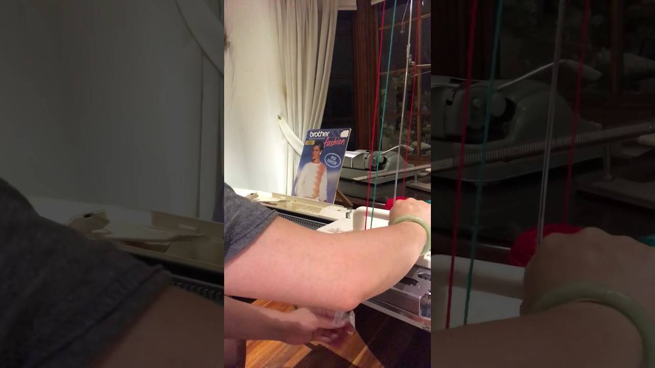 Brother KH260 Knitting machine fair isle