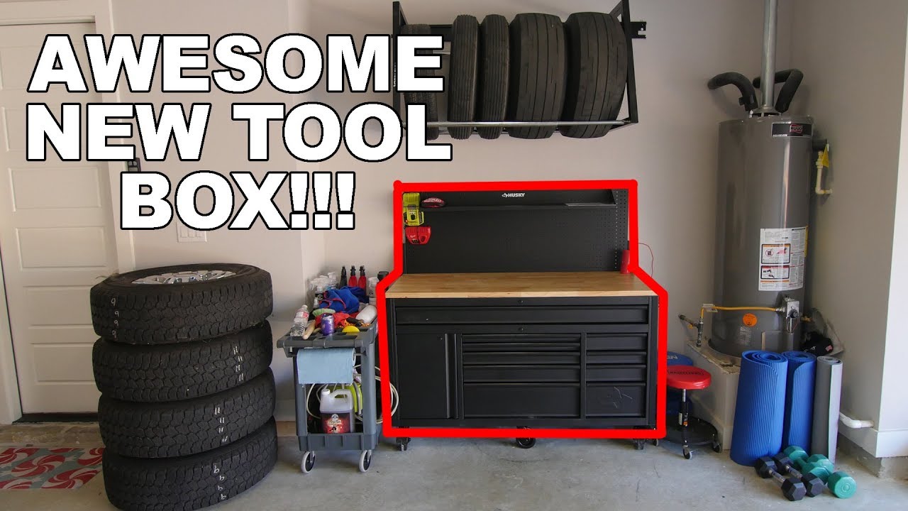 New Husky Tool Box  - Garage Organizing